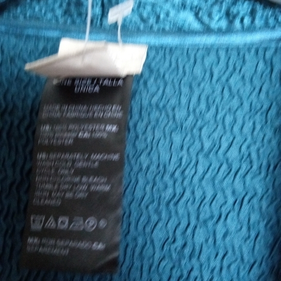 NWT Chico's Traverlers Emerald Green Button Up Cardigan/Blazer size 2 or 12/14 - Picture 6 of 9